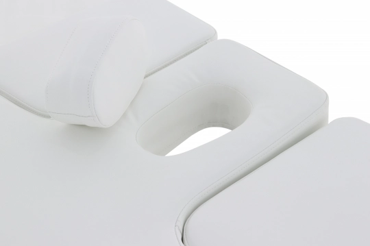 Массажный стол электричеcкий MED-MOS ММКМ-2 (КО-159Д) белый/коричневый - 7